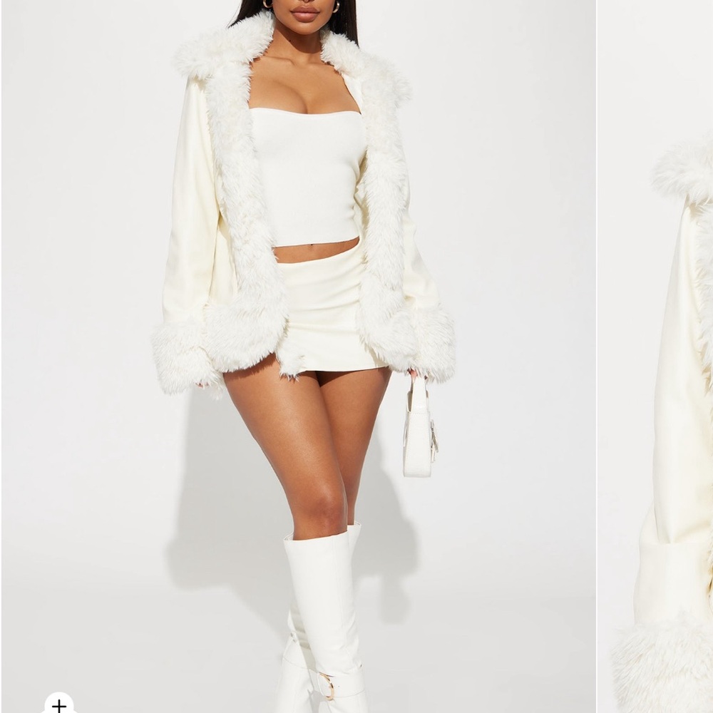 Mini skirt and jacket size small